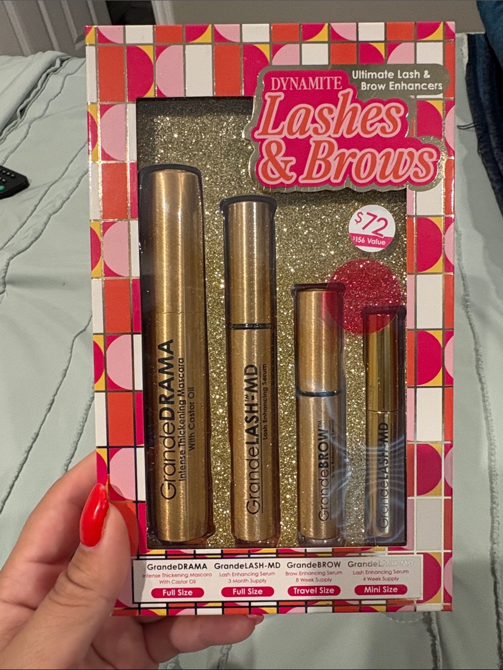 Dynamite Lashes & Brows Set - Gold